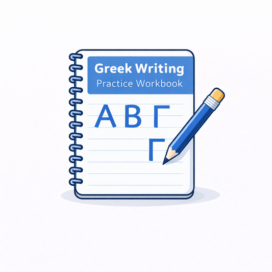 Greek Writing Practice Workbook