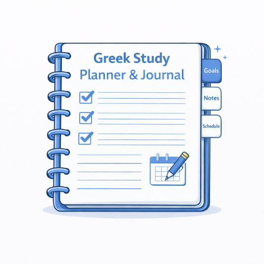 Greek Study Planner & Journal