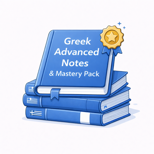 Greek Advanced Notes & Mastery Pack