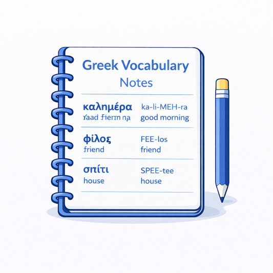 Greek Vocabulary Notes